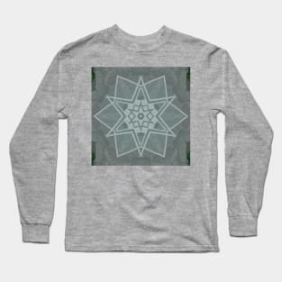 Reverse Graffitti Kaleidoscope Pattern (Seamless) 6 Long Sleeve T-Shirt